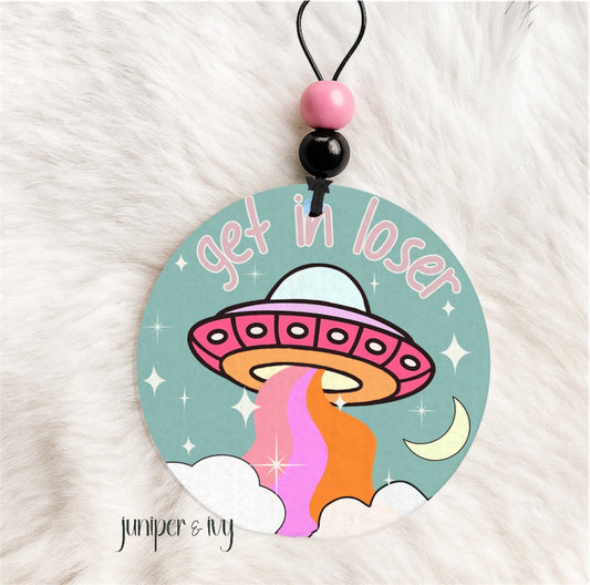 Get in loser retro boho air freshener