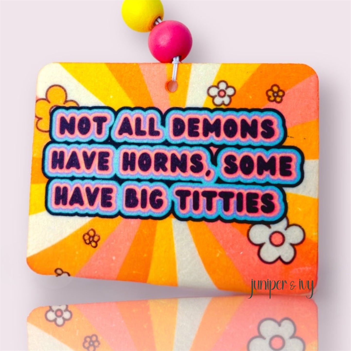 Not all demons have horns air freshener