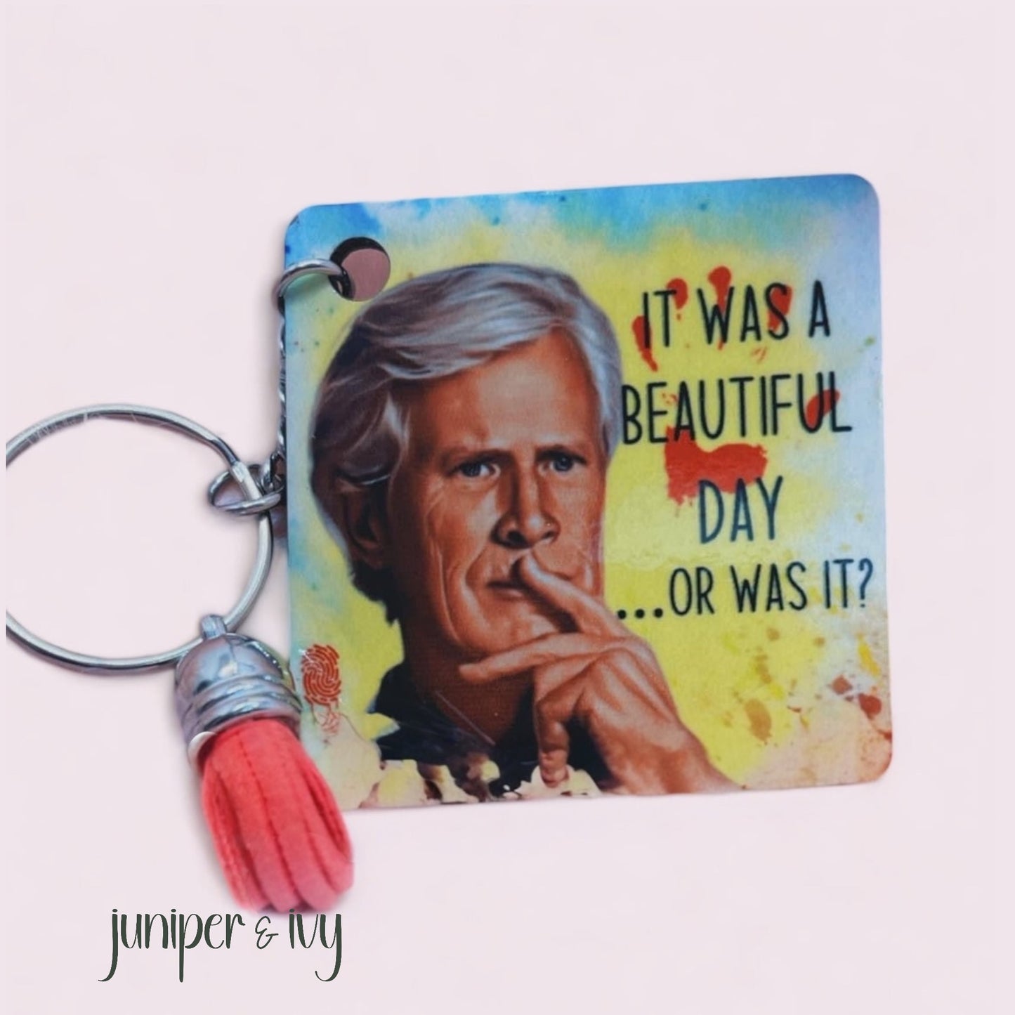 Keith Morrison beautiful day keychain