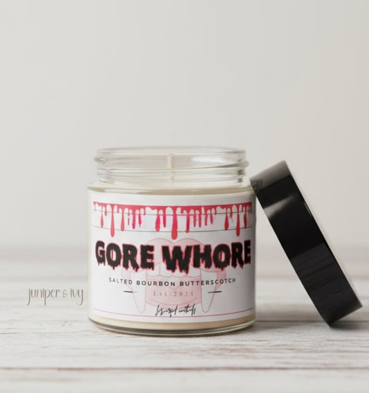 Gore whore candle