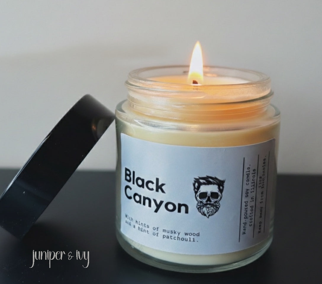 Black canyon candle