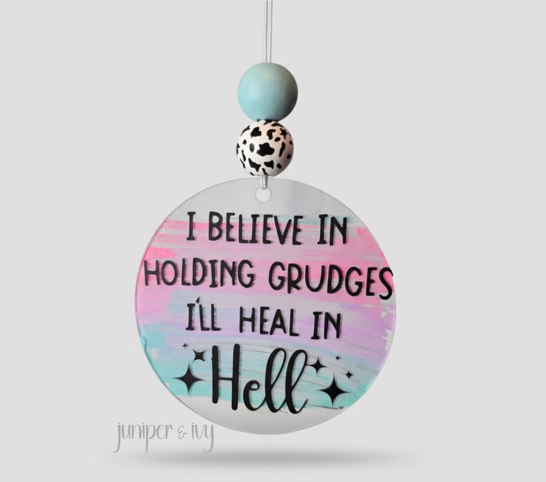 I'll heal in hell car charm