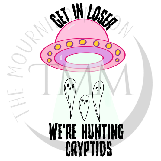 Hunting cryptids digital png download