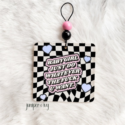 Baby girl air freshener