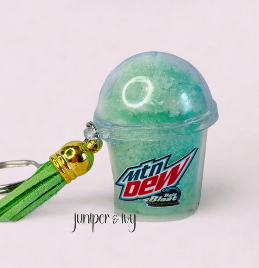 Baja blast Icee keychain