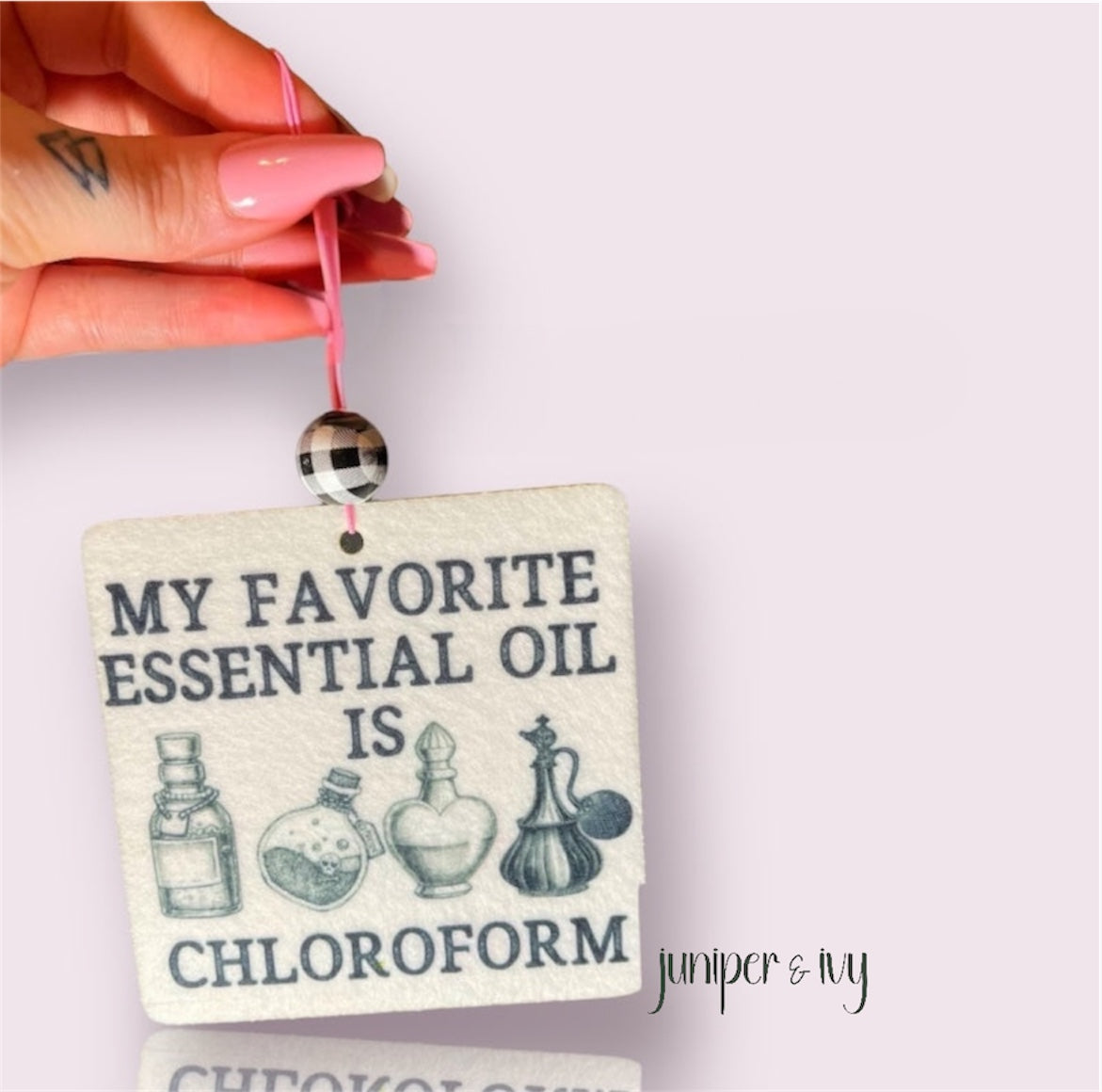 My favorite essential oil is chloroform air freshener