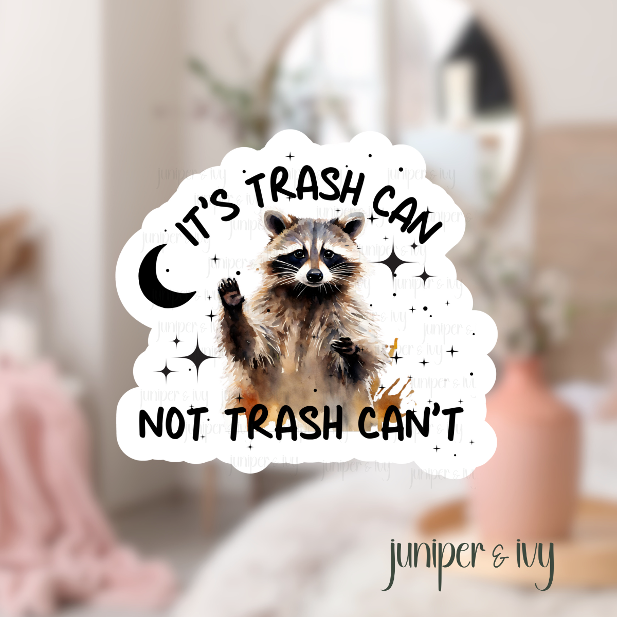 It’s trash can sticker