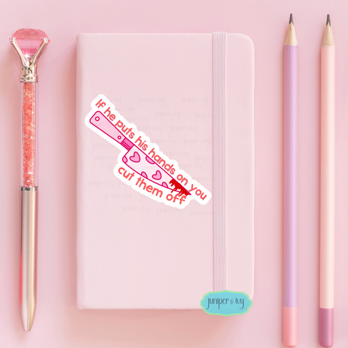 Cut Them Off – Cute Feminist Protection Sticker