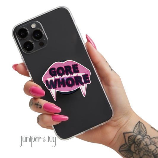 Gore whore phone grip