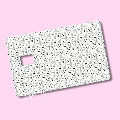 Ghosts credit card skin