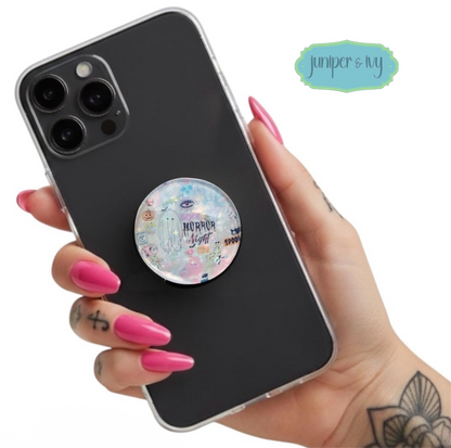Horror nights pastel glass dome phone grip