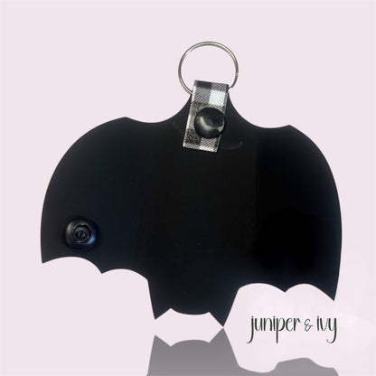 Bat wing key wrap keychain