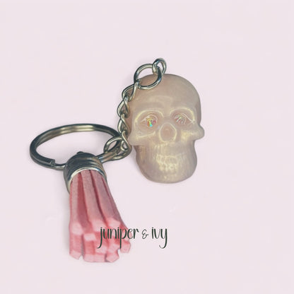 Mini skull keychain