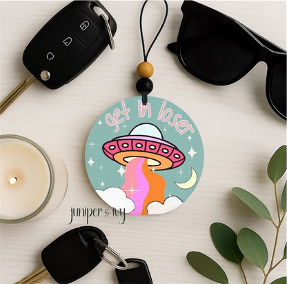 Get in loser retro boho air freshener