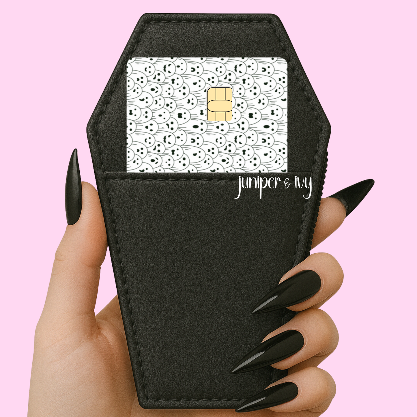 Ghosts credit card skin