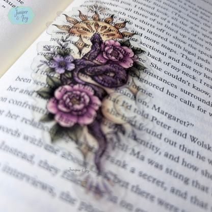Celestial snake transparent bookmark