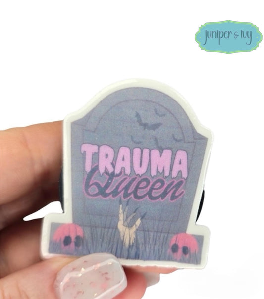 Trauma queen phone grip