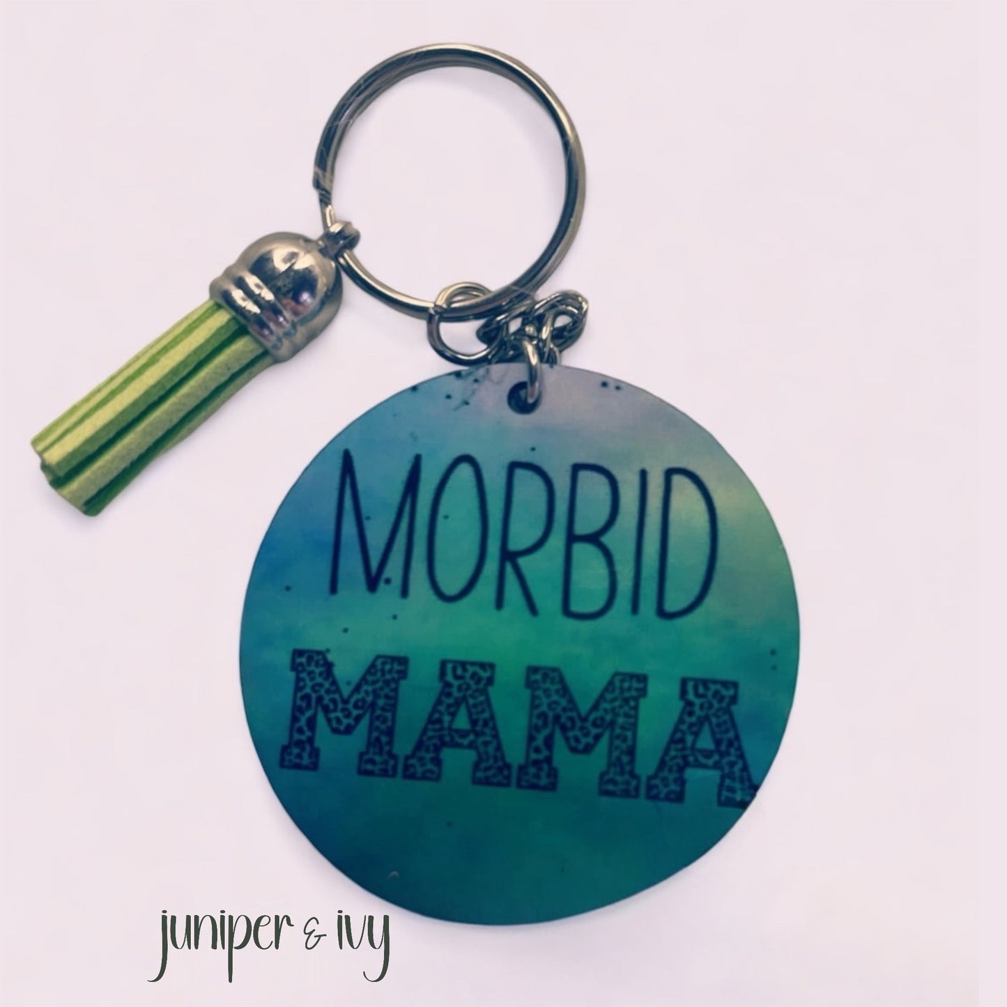 Morbid mama keychain