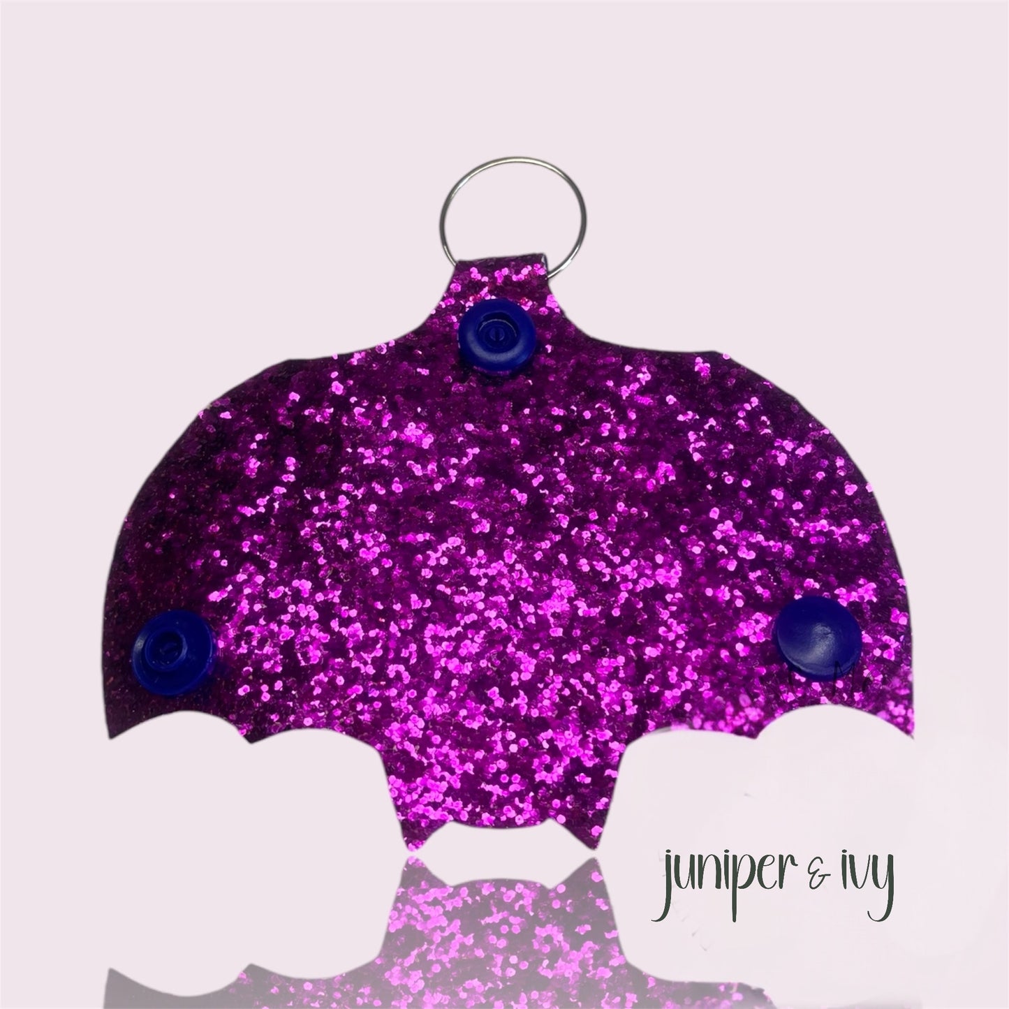 Bat wing key wrap keychain