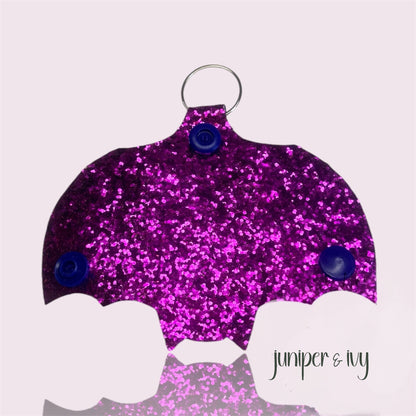 Bat wing key wrap keychain