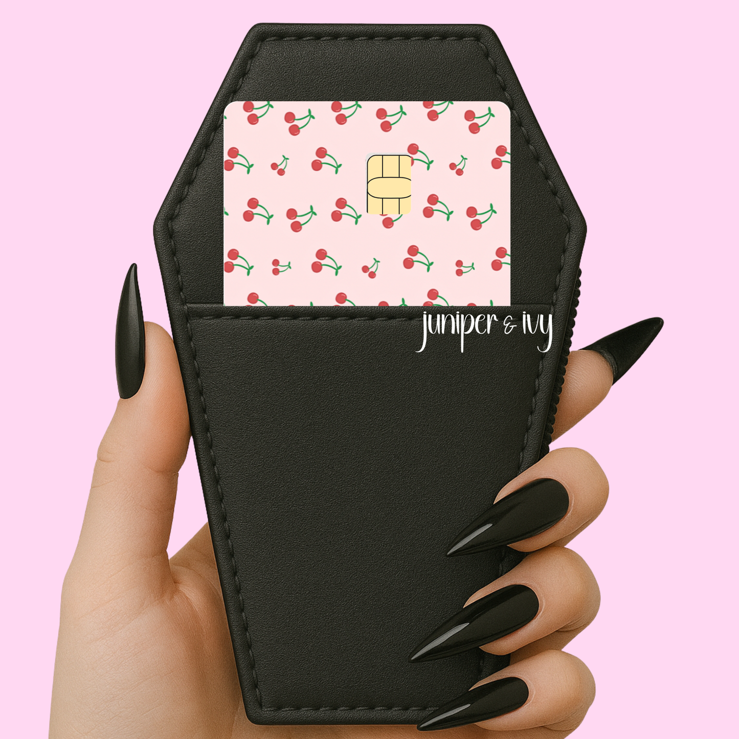 Cherries credit card skin