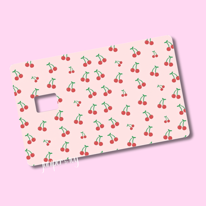 Cherries credit card skin
