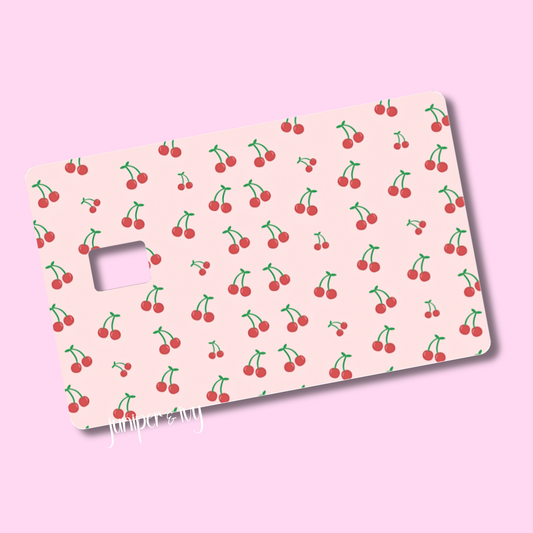 Cherries credit card skin