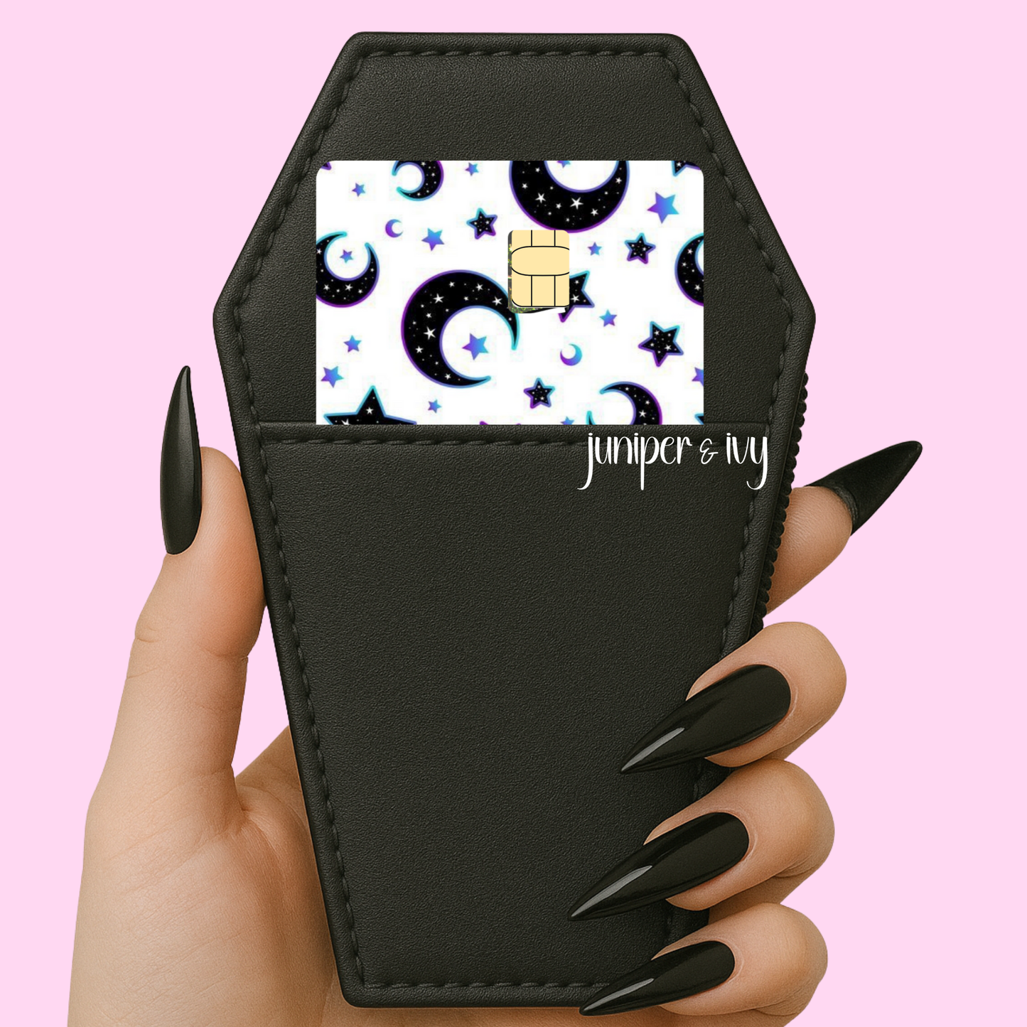 Crescent moons credit card skin