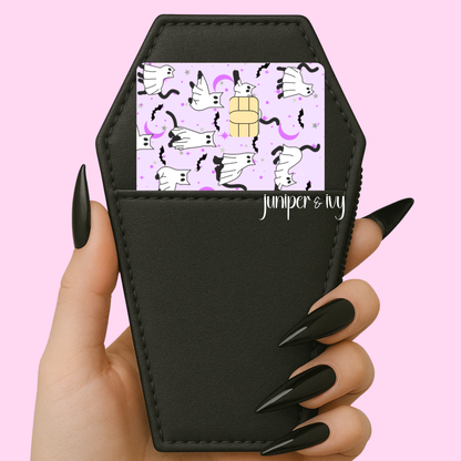 Ghost cats credit card skin