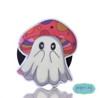 Mushroom ghost phone grip
