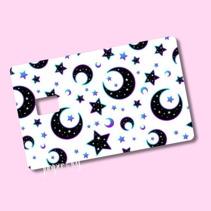 Crescent moons credit card skin