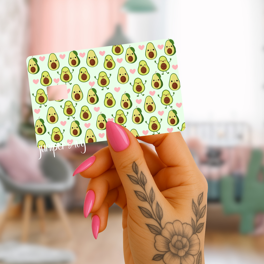 Avocado credit card skin