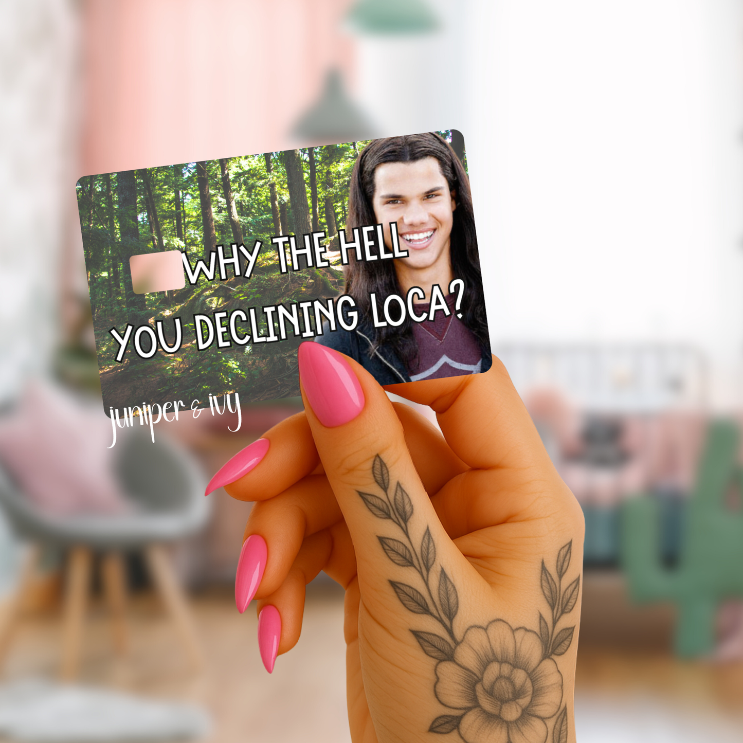 Why the hell you declining loca credit card skin