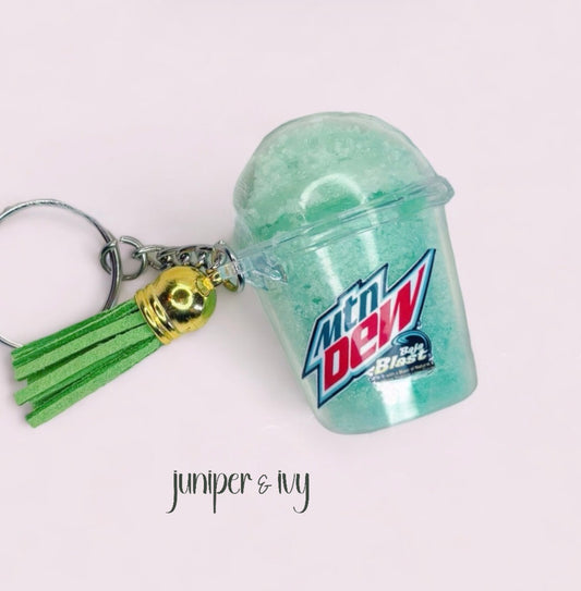 Baja blast Icee keychain