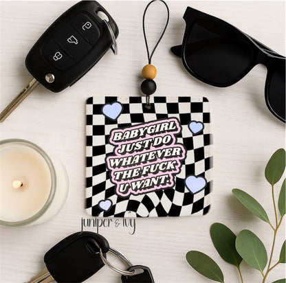 Baby girl air freshener