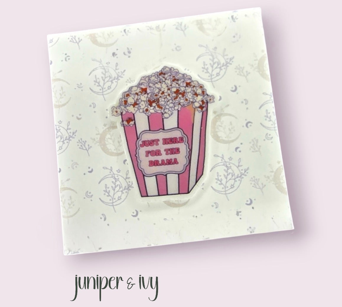 Just here for the drama pin