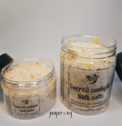 Sacred sunlight bath salts
