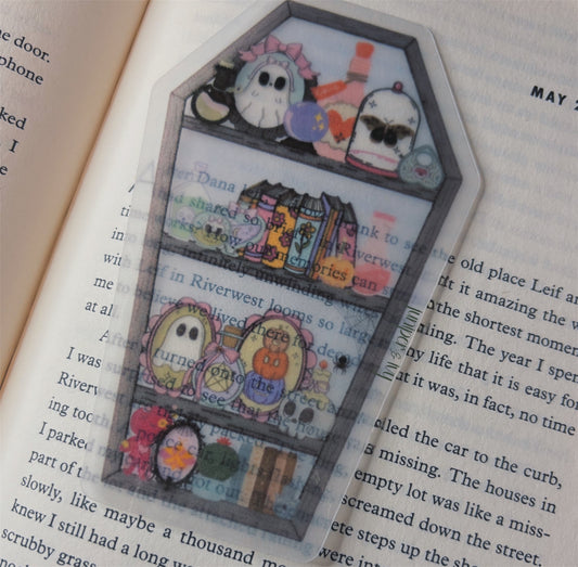 Coffin bookshelf bookmark