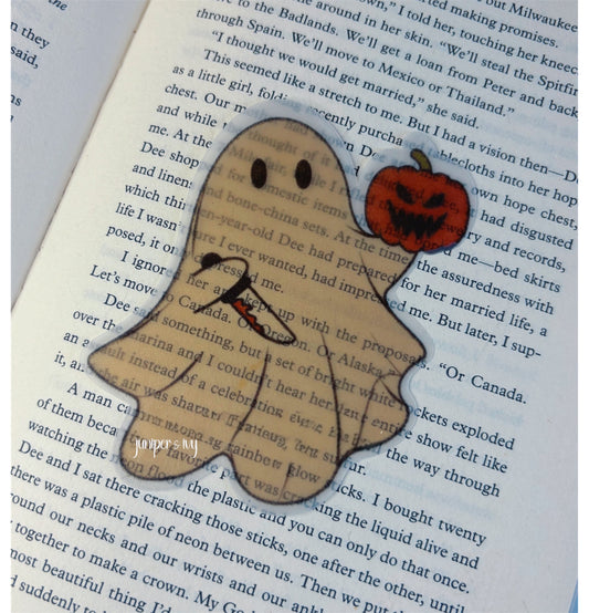 Vintage ghost bookmark