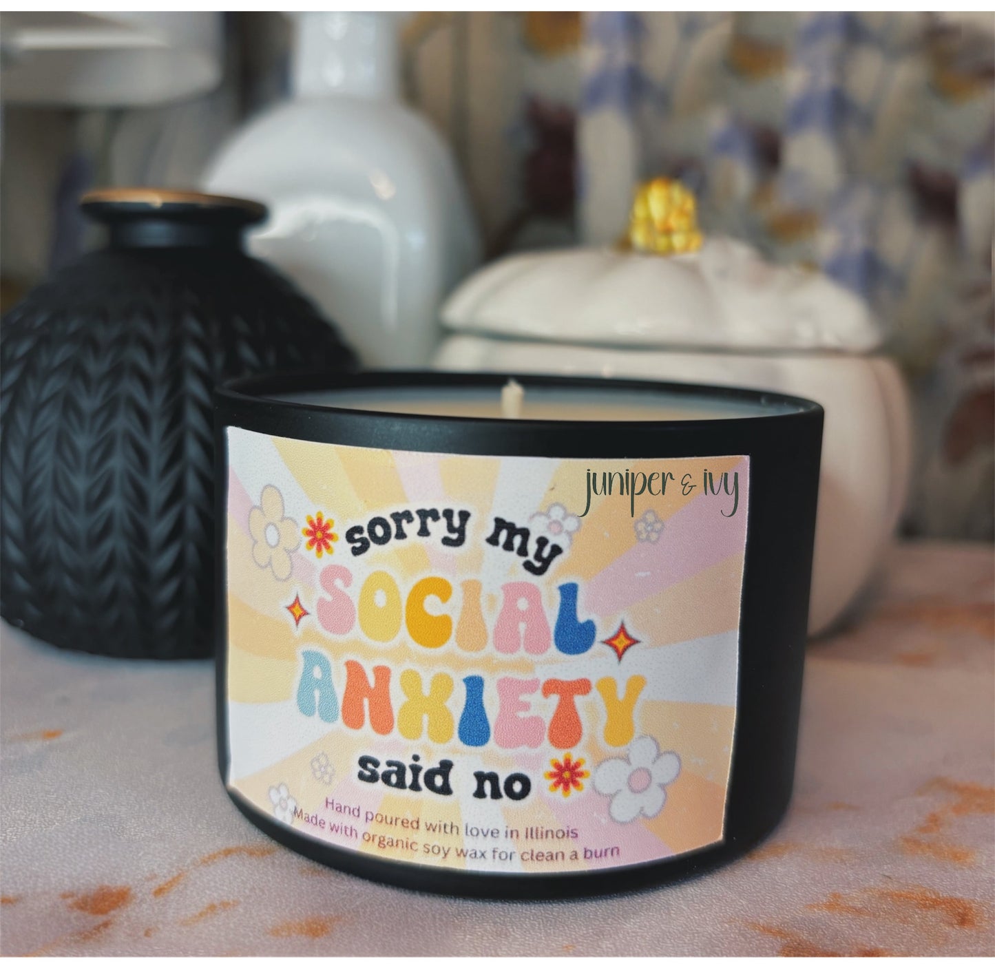 My social anxiety said no candle