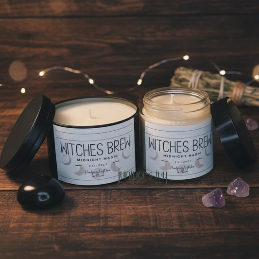 Witches brew candle