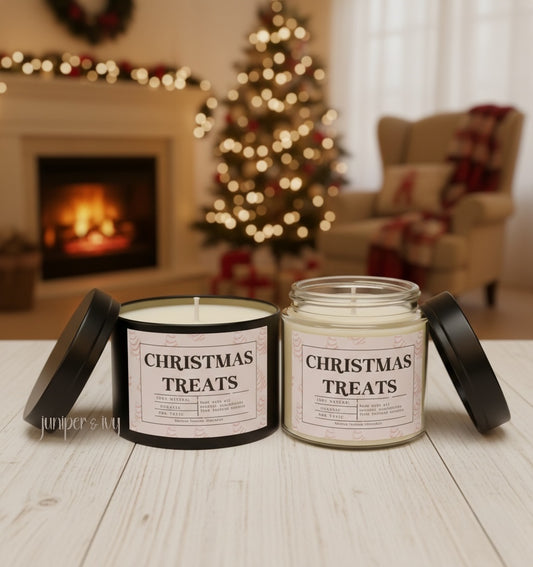 Christmas treats candle