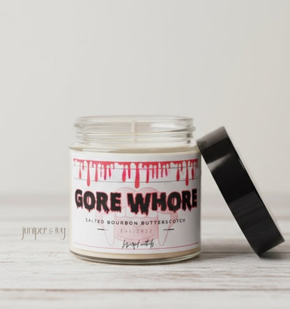 Gore whore candle