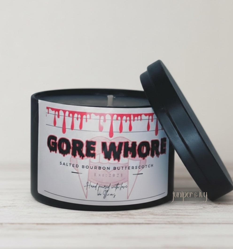 Gore whore candle