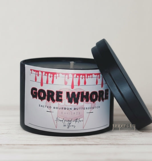 Gore whore candle