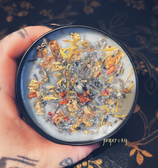 Opium & Elegy soy wax candle