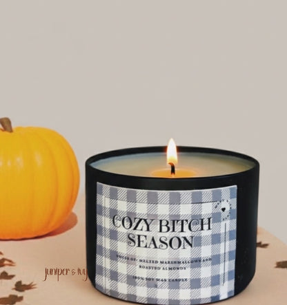 Cozy bitch season candle