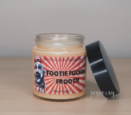 Tootie fuckin' frootie candle