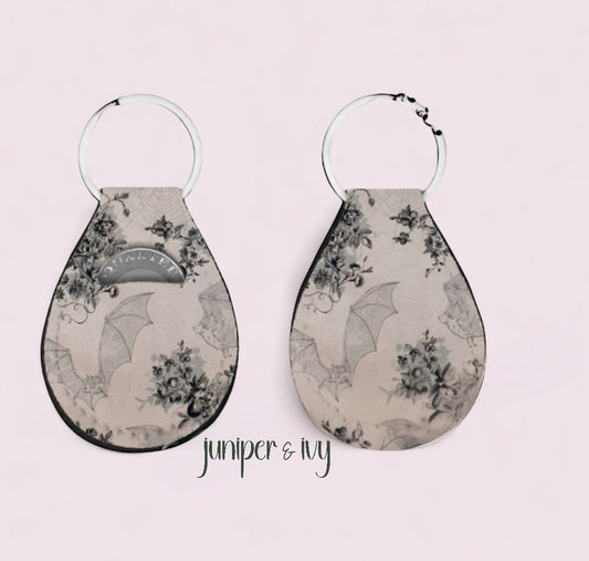 Vintage bat coin holder keychain