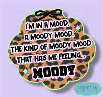 Moody Mood Leopard Sticker 🖤✨